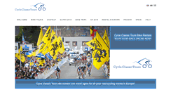 Desktop Screenshot of cycleclassictours.com
